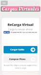 Mobile Screenshot of cargasvirtuales.com